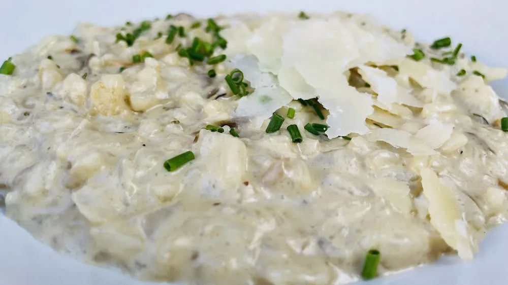 Risotto Aux Cèpes fr Et Copeaux de Parmesan